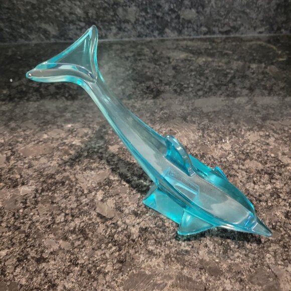 Vintage Murano Glass Dolphin Figurine 1960s Art Italy Formia Zanetti? - Picture 4 of 10